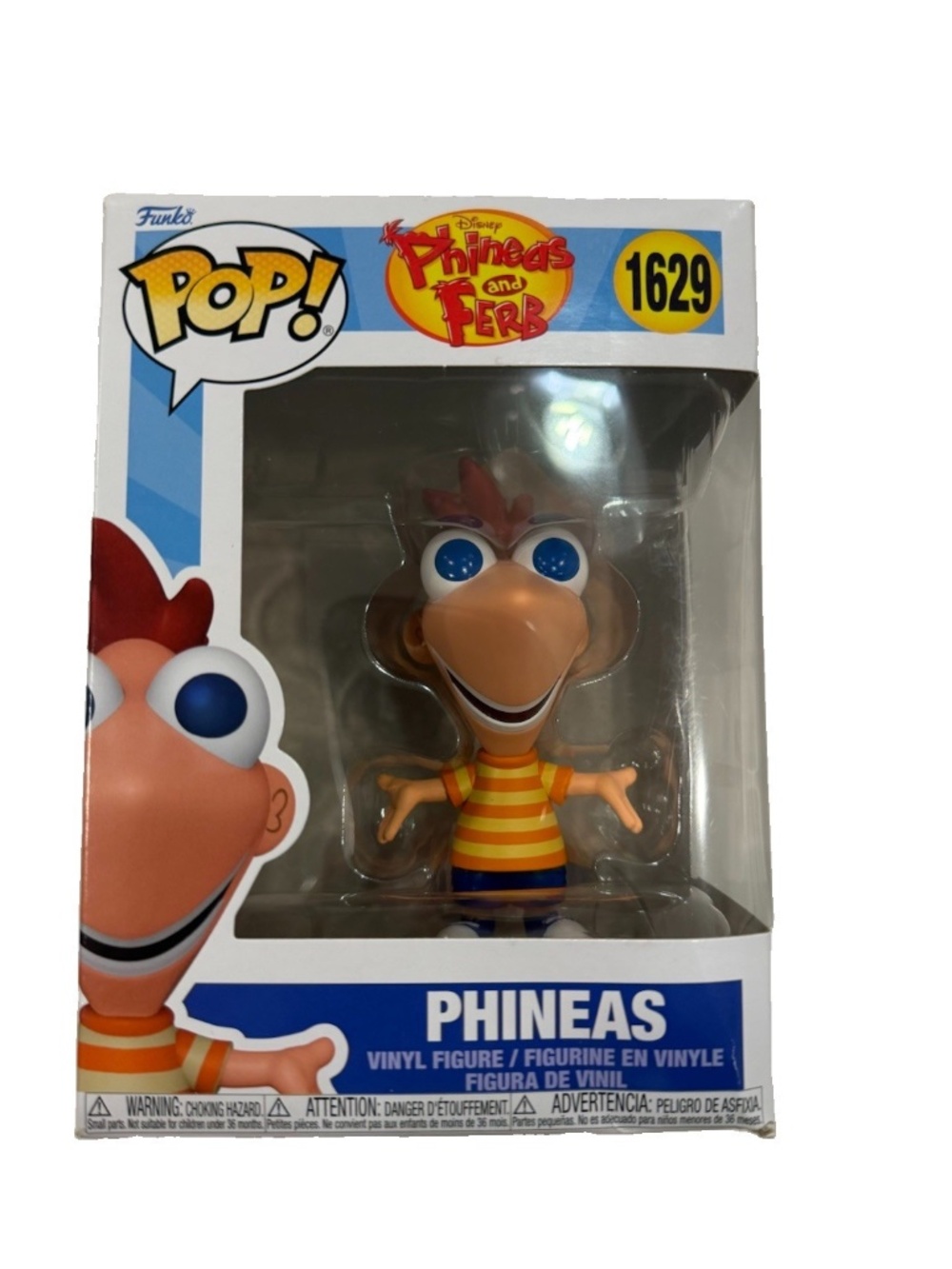 Funko Pop! Vinyl Phineas Phineas and Ferb #1629 Cartoon Television Disney Figure